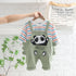 Spring and Autumn Children's Leisure Pocket Straps Two-Piece Set